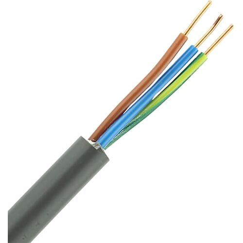 Xmvk Kabel 3 x 2,5 mm² rol 100 Meter KEMA-KEUR voor buiten en binnen.