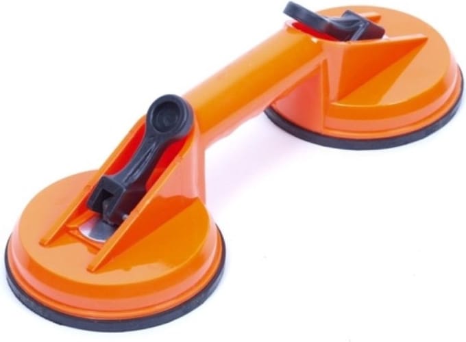 Topgear Glasdrager Duo – Dubbele Zuignap – Draagvermogen 50 kg
