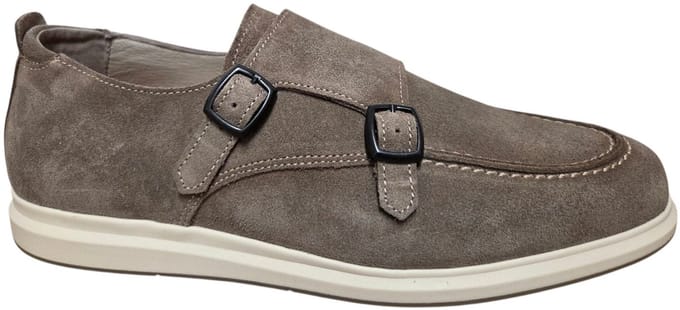 Berkelmans Zonda Dodo Instappers Taupe Suede Heren
