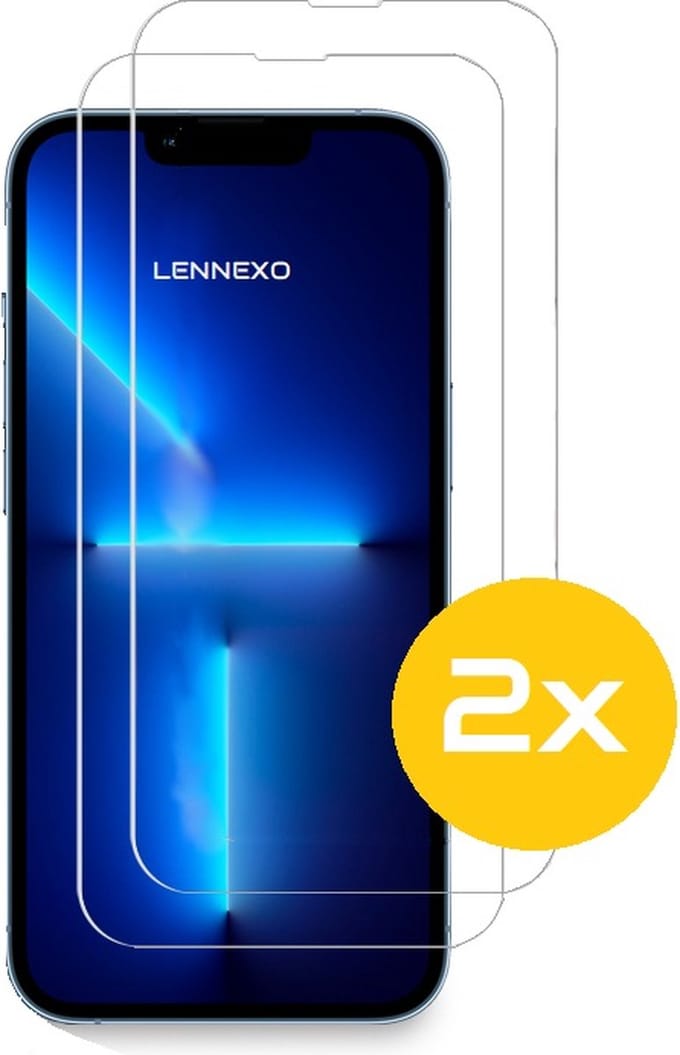 Screenprotector Geschikt Voor iPhone 13 Mini - Glasplaat - Tempered Glass - 2 Stuks