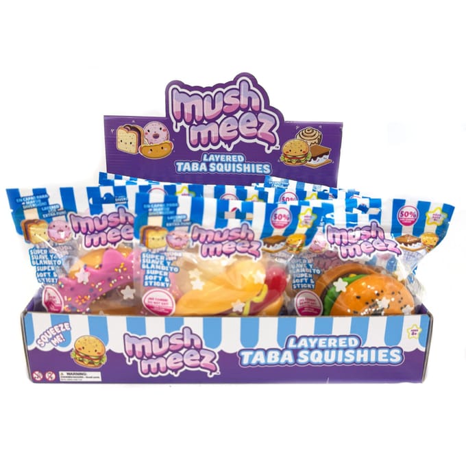 Mushmeez Layers Taba squishy - 1 exemplaar - Rage - Squeeze - Fidget - Knijp