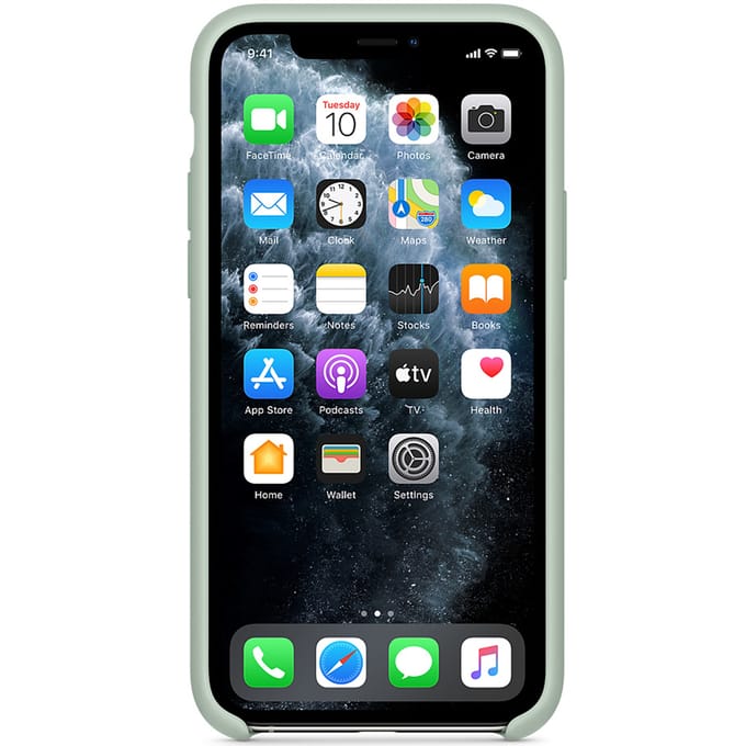 Silicone Backcover voor de Apple iPhone 11 Pro - Beryl