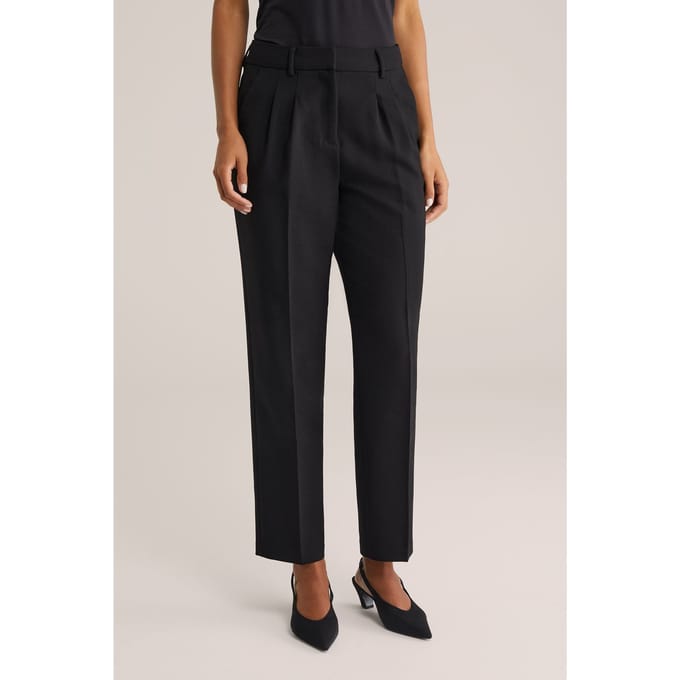 We Fashion Trouser Black Größe: W34 | Stoffhosen Outlet | Damen | Schwarz