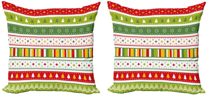 ABAKUHAUS Kussenhoes Set 40x40 – Dubbelzijdig bedrukt – Multicolor