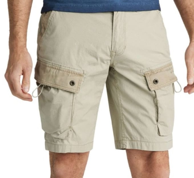 PME Legend Cargo Short Ribstop - Beige - Maat 28