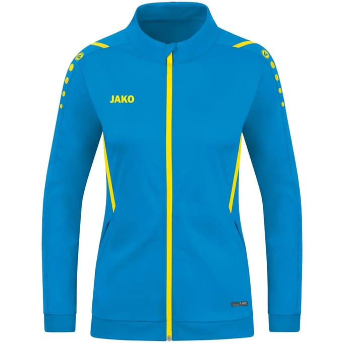 Jako Challenge Polyestervest Dames - Jako Blauw / Fluogeel | Maat: 44