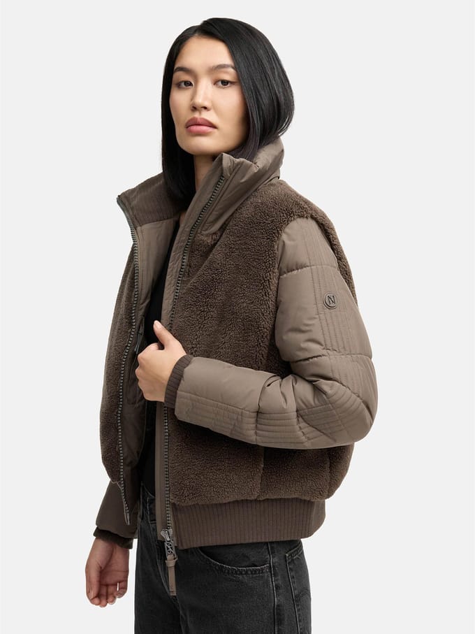 Navahoo dames winterjas TEDDYZONE – trendy, warm & comfortabel