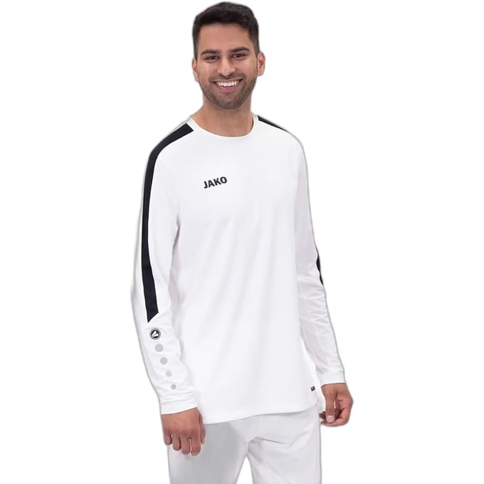 Jako Power Sweater Kinderen - Wit | Maat: 140