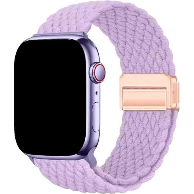 2+1 | Apple Watch Bandje Zyra - Nylon - Lila