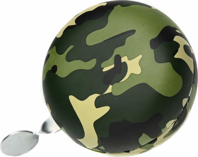 Benson Stoere fietsbel - Ding Dong - Camouflage - Ø 80 mm - Veilig en opvallend