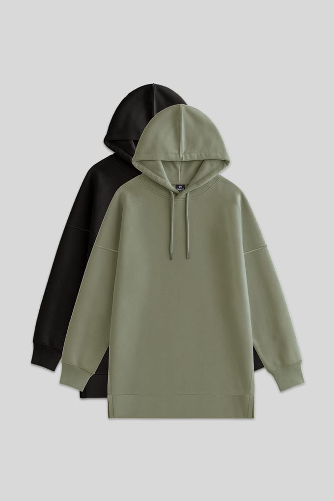 Oversized Hoodie met Zak