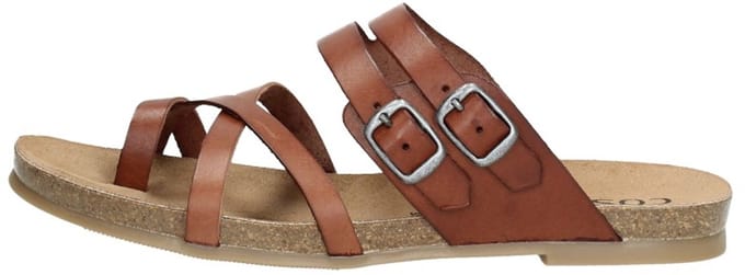 cosmos - 6106801 - Dames slippers - Kleur: Cognac - Maat: 44