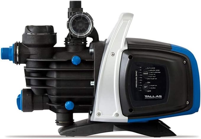 Krachtige 1100W Hydrofoorpomp met 45m Opvoerhoogte en Droogloopbeveiliging