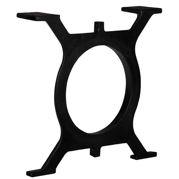 vidaXL - Salontafelpoten - 2 - st - O-frame - gietijzer