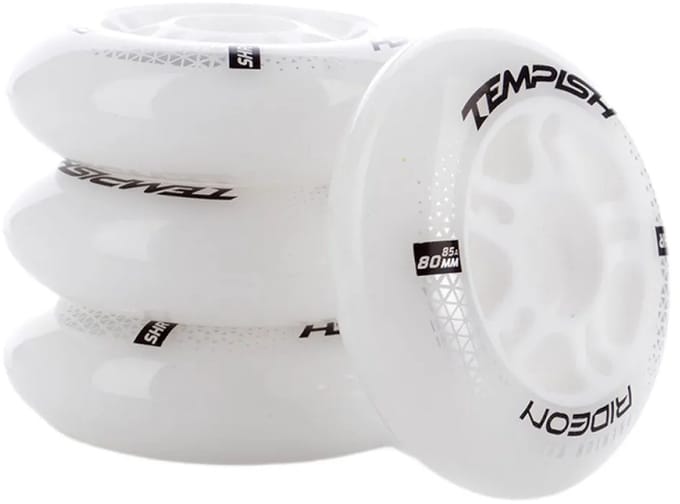 Tempish Rideon Schaatswielen 4 Eenheden Wit 90 mm/85A