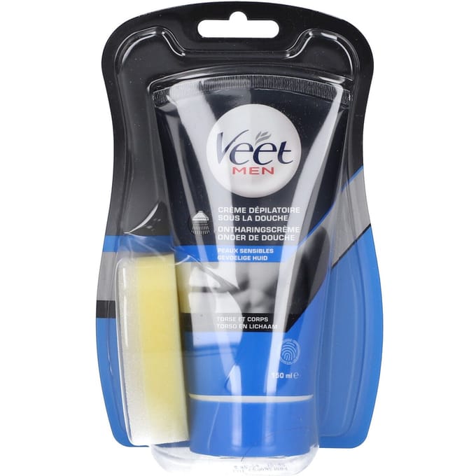 Veet - Ontharingscreme - Man - Gevoelige Huid - In Shower - 150 ml