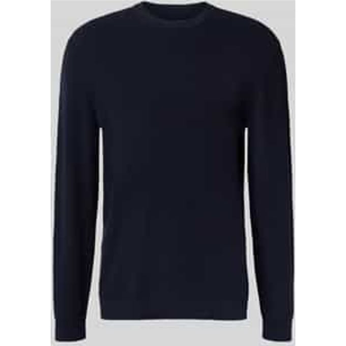 Gebreide pullover met ribboorden