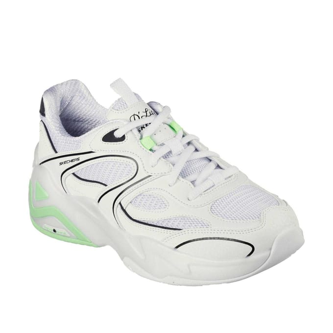 Skechers Dames/Dames D´Lux Slip-on Trainers (Wit/Kalk)