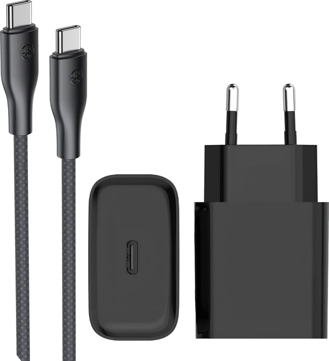 20w usb C Oplader + usb C Kabel 2 Meter - Oplader geschikt voor Galaxy A57, A56, A55, A36, A35, A34, A33, A26, A25, A24, A23, A17 5G, A16, A15