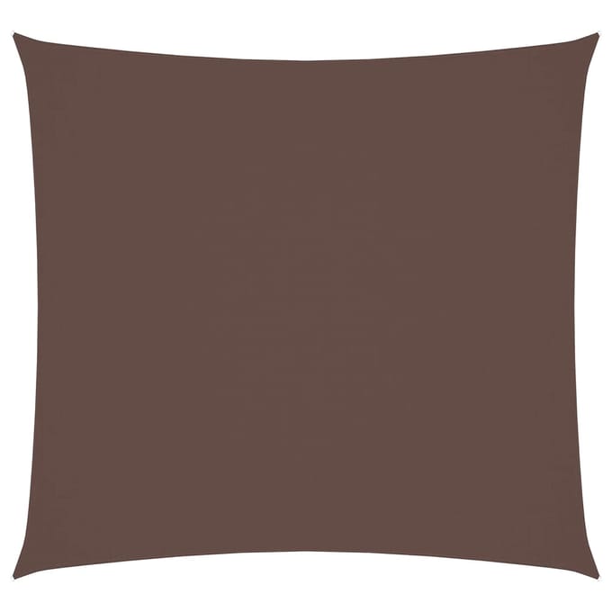 vidaXL - Zonnescherm - vierkant - 2x2 - m - oxford - stof - bruin