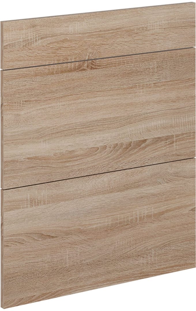 Vicco R-Line Keukenfront – 59.6 x 70.4 cm meubelfront voor de onderkast met lades Sonoma