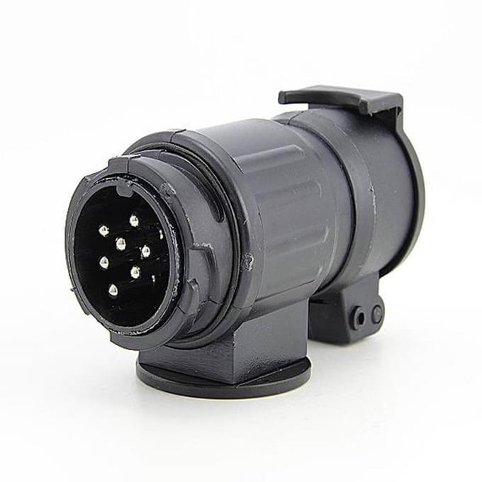 Tip-it Verloopstekker 13-polig naar 7-polig - aanhanger adapter - lange variant