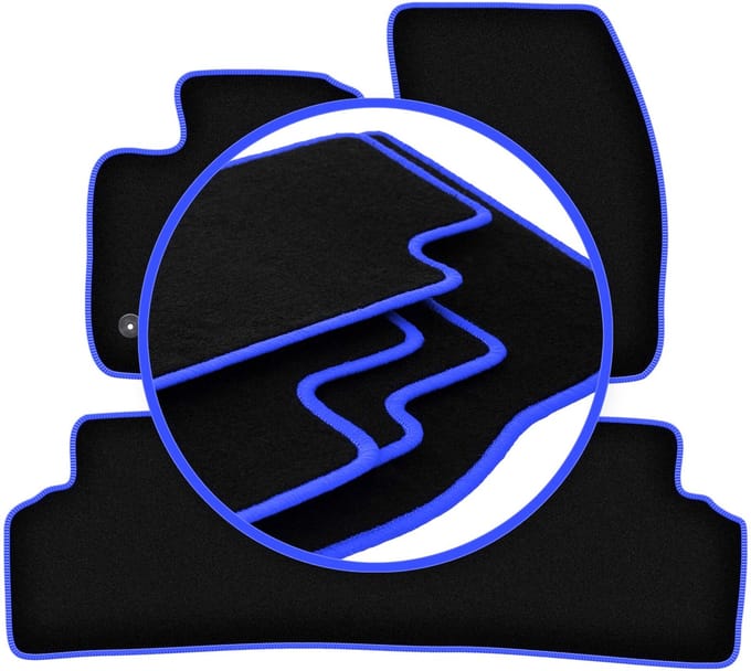 CARLUX-BLAUW automatten voor: Ford Tourneo Courier combivan (2014-)