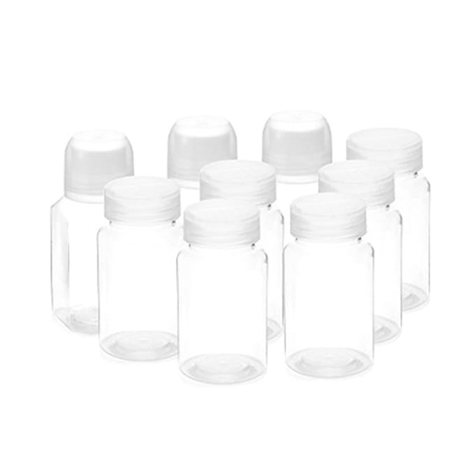 Kruidenstrooier Kruidendispenser Kruidencontainers Reiskruidenset Set met Reisopbergtas donkerbruine kleur