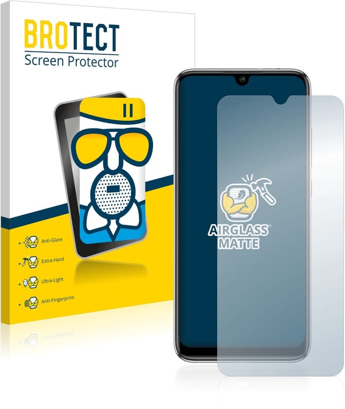 BROTECT - Screenprotector voor Xiaomi Mi A3 - Folie Beschermfolie Beschermglas matte