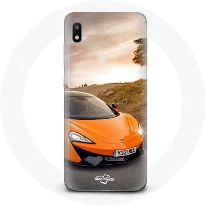Case voor Samsung Galaxy A10 Formule 1 McLaren F1 Oranje