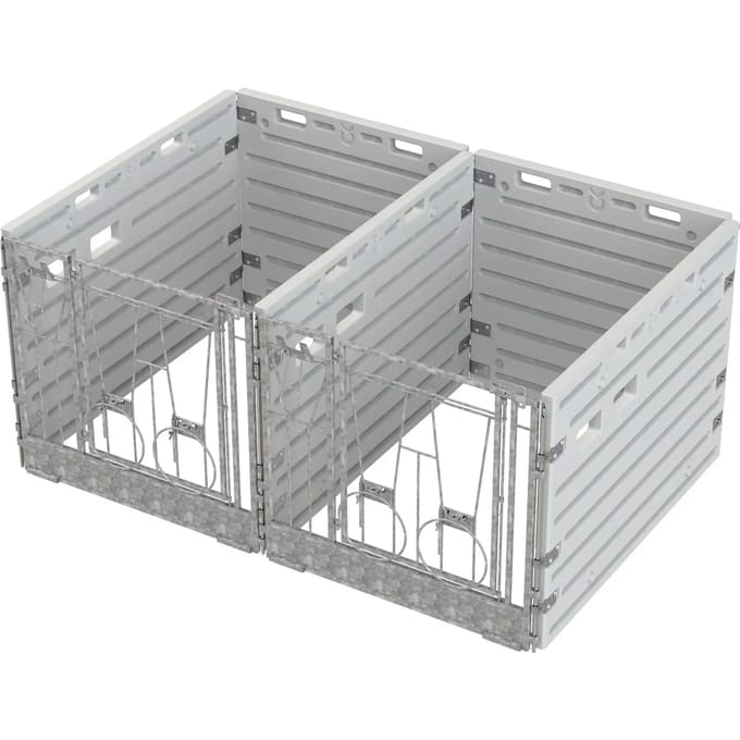 Zelfdragende modulaire kuitbox met twee etages Kerbl
