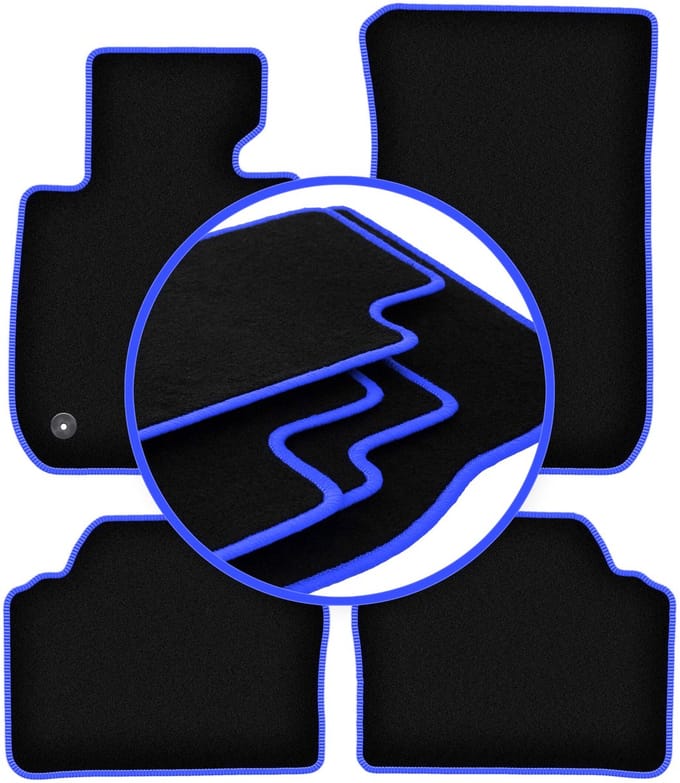 CARLUX-BLUE automatten voor: BMW 3 E90 sedan (2004-2011)