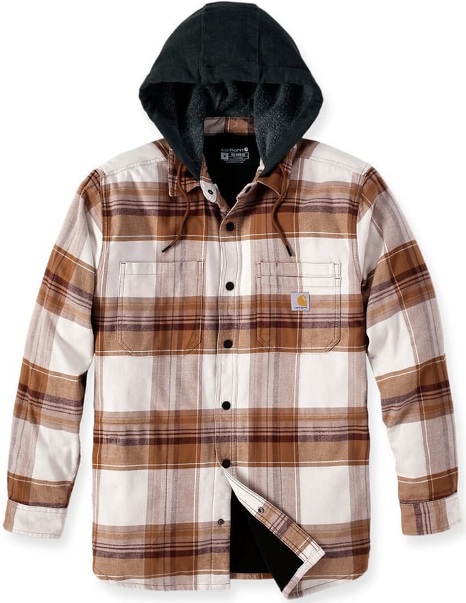 Carhartt Rugged Flex Flannel Hooded Overhemd -