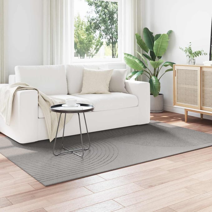 vidaXL - Binnen - kleed - GALATI - Grijs - 200 - x - 140 - cm - Polyester