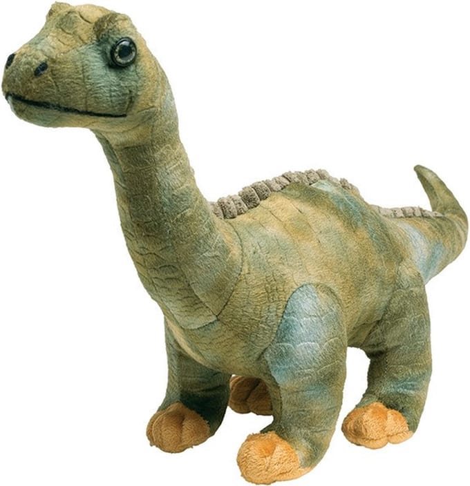Nature Planet Pluche knuffel Dinosaurus Diplodocus - 50 cm - groen - dieren