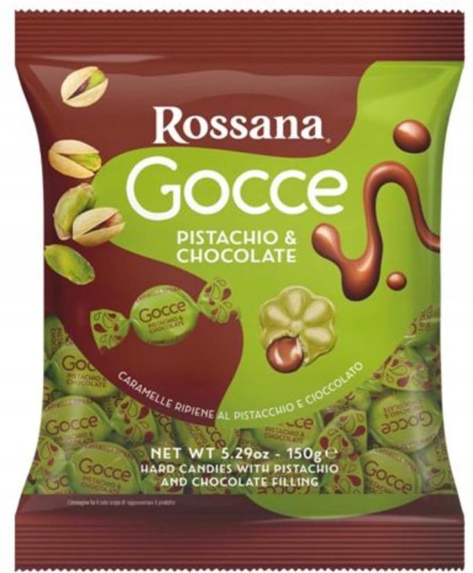 Rossana Pistache Chocolade Snoepjes 150g Italiaans Sicilië