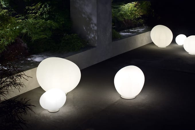 Foscarini - Gregg Outdoor - bodemlamp - M Ø 31 cm - wit
