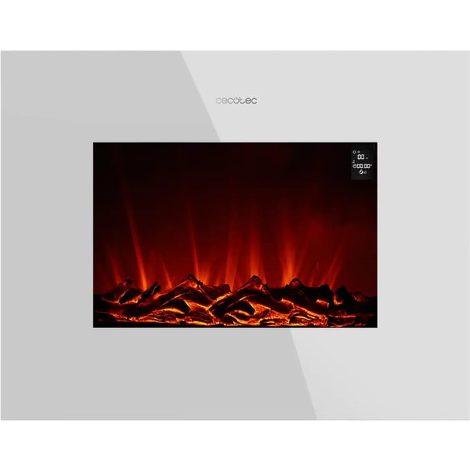 Decorative Electric Chimney Breast Cecotec ReadyWarm 2690 Flames Connected White 1000 - 2000 W 2000 W