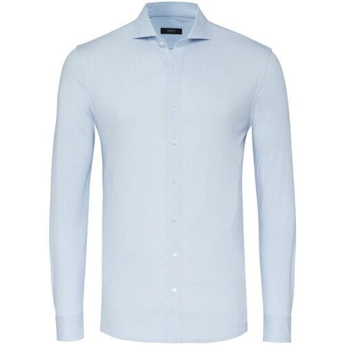 Desoto Luxury Overhemd Minimal Dots Pattern Licht Blauw / male