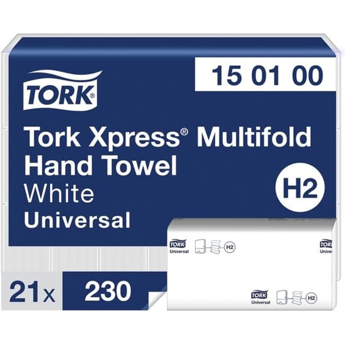 TORK 150100 Papieren handdoeken Wit 21 stuk(s)