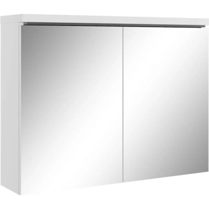 Badplaats Badkamerkast Paso 80 x 20 x 60 cm – Wit Mat – Spiegelkast Badkamer
