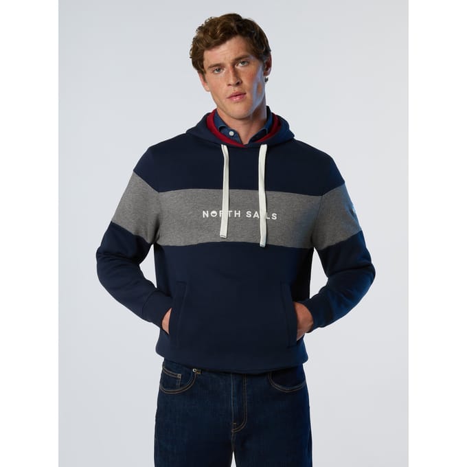 North Sails Hoodie Maxi streep