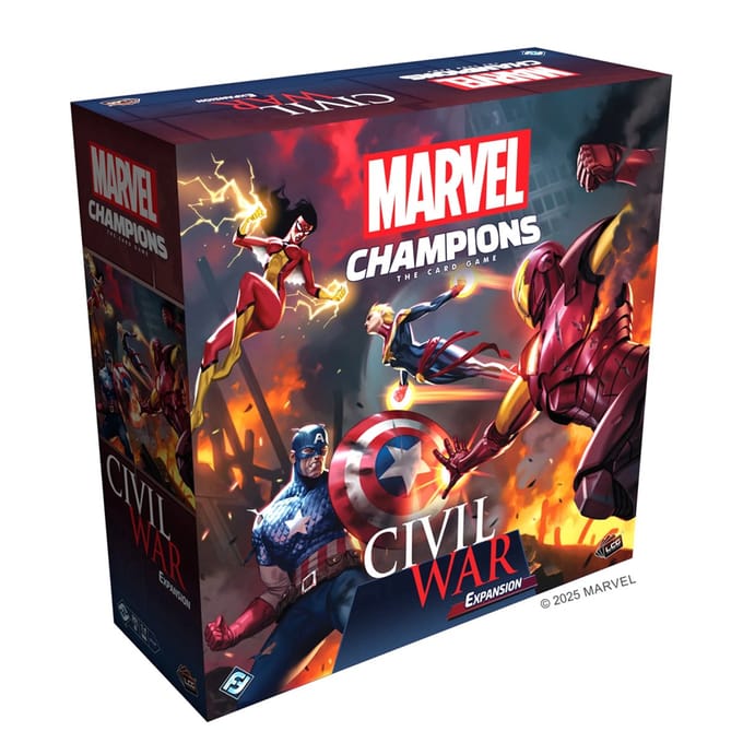 Fantasy Flight Games Marvel LCG Champions Civil War Expansion.