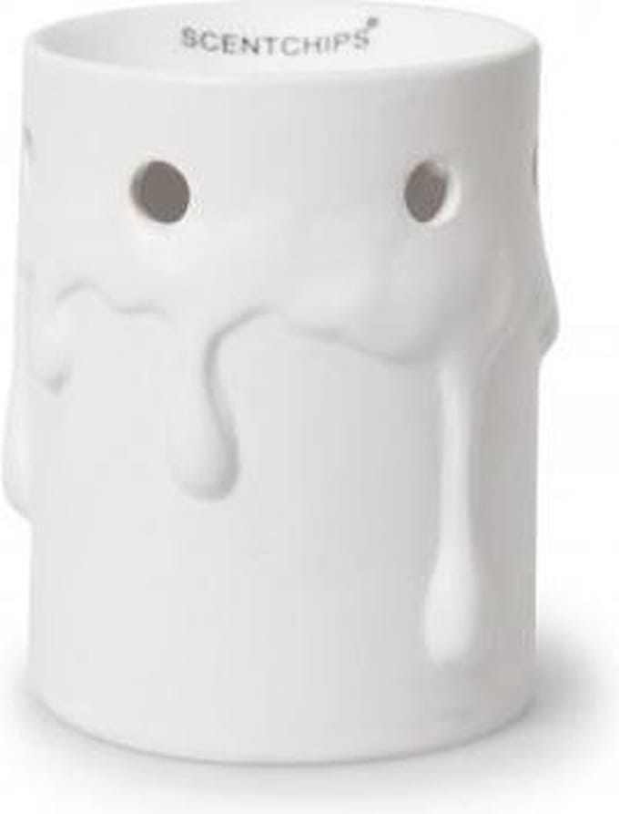 ScentBurner geurbrander Dripping Silicone Matt White