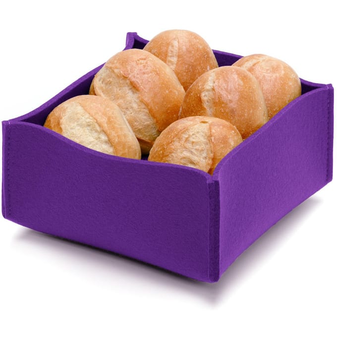 Hey-Sign Broodmand met inlegbodem - violet