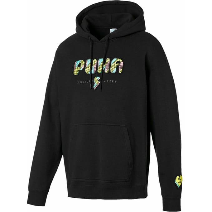 Puma Pop Style Pullover Lange Mouw Zwart Heren Hoodie 596849 01