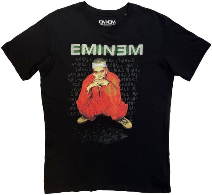 Eminem - Lyric Heren Tshirt - XL - Zwart