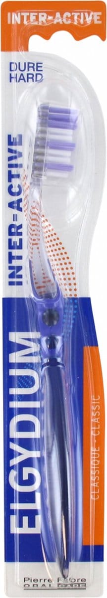 Elgydium Inter-Actieve Harde Tandenborstel (Kleur : Violet)