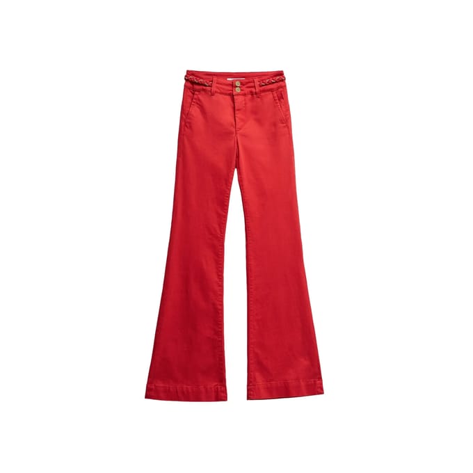 Flare Chino Jeans Dames Salsa Jeans Secret Push In