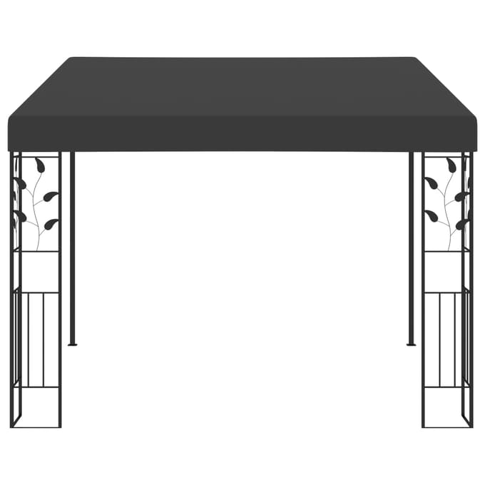 Wandgemonteerd Paviljoen 3 x 3 x 2,5 m Antraciet